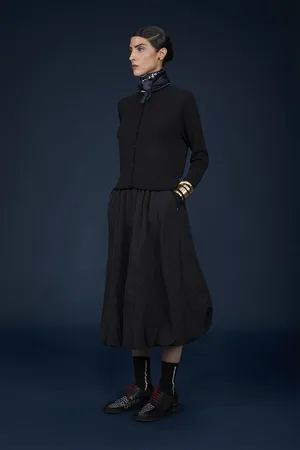 DOPPELGÄNGER Cardigan donna girocollo