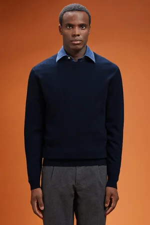 DOPPELGÄNGER Maglia uomo girocollo 100% cachemire regular fit