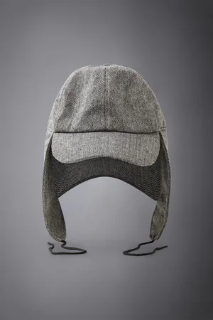 DOPPELGÄNGER Cappello donna con visiera e paraorecchie misto lana