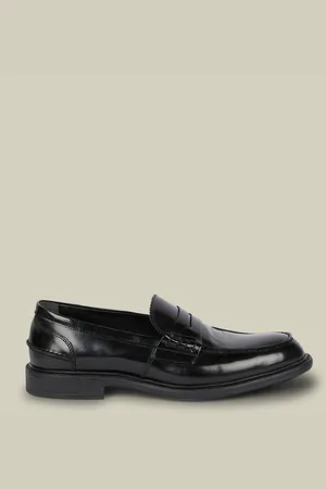 DOPPELGÄNGER Mocassino classico uomo con suola in gomma