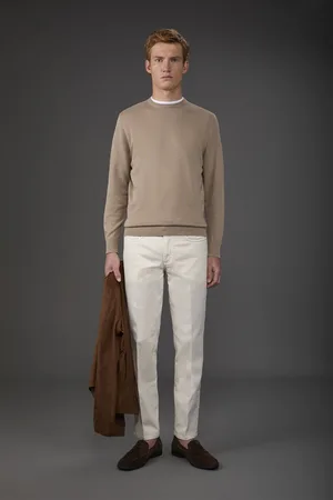 DOPPELGÄNGER Maglia uomo girocollo bio-washed 100% cotone