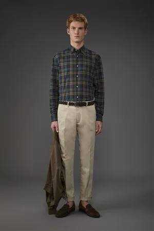 DOPPELGÄNGER Pantalone uomo chino classico regular fit