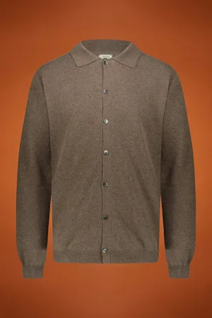 DOPPELGÄNGER Polo camicia genderless 100% cachemire regular fit