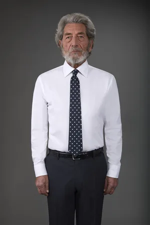 DOPPELGÄNGER Camicia uomo collo classico vestibilità regolare