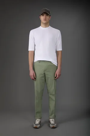 DOPPELGÄNGER T-shirt uomo in maglia maniche corte 100% cotone doppio ritorto