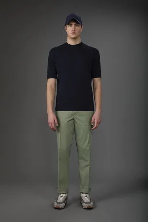 DOPPELGÄNGER T-shirt uomo in maglia maniche corte 100% cotone doppio ritorto