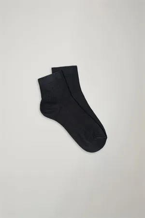 DOPPELGÄNGER Calza donna tinta unita a coste made in italy
