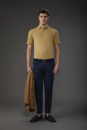 DOPPELGÄNGER Pantalone uomo 5 tasche costruzione twill