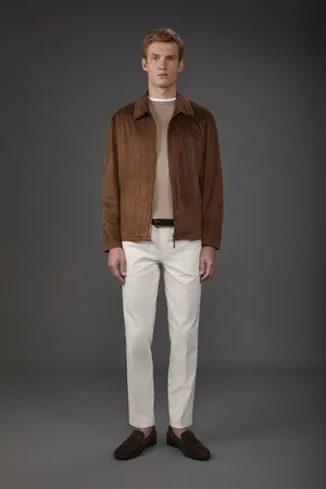 DOPPELGÄNGER Pantalone uomo 5 tasche costruzione twill