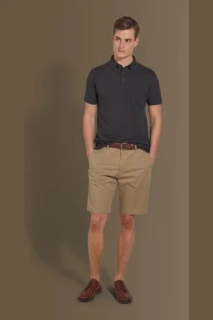 DOPPELGÄNGER Bermuda uomo classico twill elasticizzato