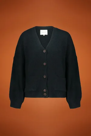 DOPPELGÄNGER Cardigan donna scollo a V misto lana