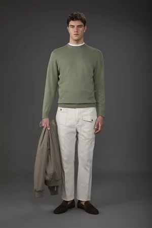DOPPELGÄNGER Maglia uomo girocollo bio-washed 100% cotone
