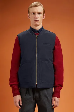 DOPPELGÄNGER Gilet uomo imbottito reversibile regular fit