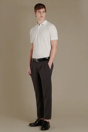 DOPPELGÄNGER Pantaloni uomo con doppia pince