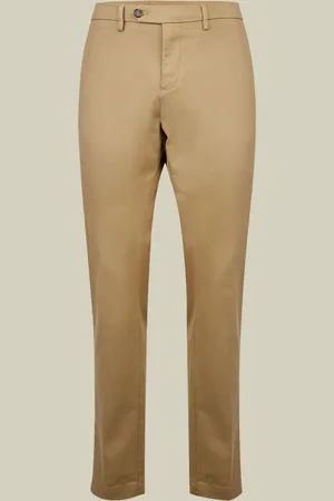 DOPPELGÄNGER Pantalone classico uomo chino in twill perfect fit