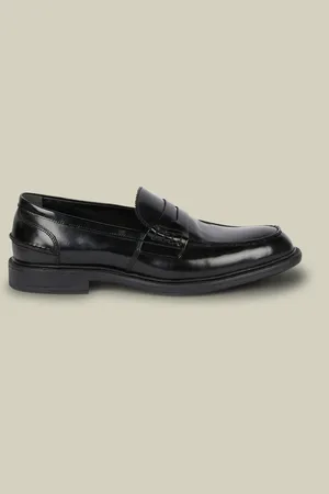 DOPPELGÄNGER Mocassino classico uomo con suola in gomma