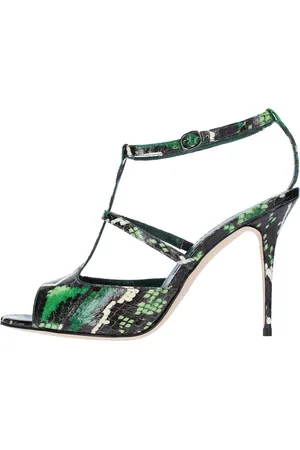 Manolo Blahnik Sandali Verde