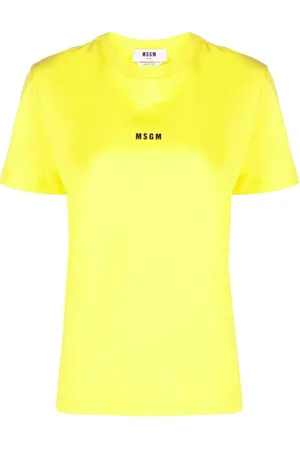Msgm T-shirt e Polo Giallo