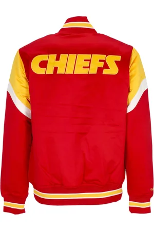 Mitchell & Ness Giubbotto Bomber Uomo Nfl Heavyweight Satin Jacket Kanchi