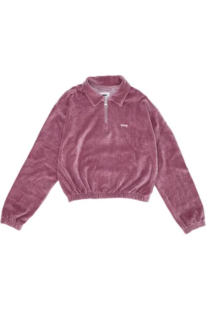 Obey Felpa Leggera Collo Alto Donna Enzo Quarter Zip Polo Specialty Fleece