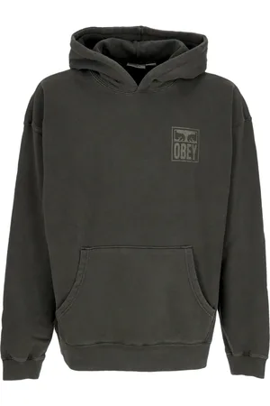 Obey Felpa Leggera Cappuccio Uomo Pigment Eyes Icon Extra Heavy Hoodie
