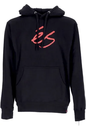Es Felpa Cappuccio Uomo Script Fleece Hoodie