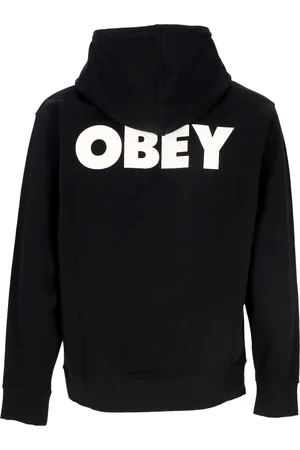 Obey Felpa Leggera Cappuccio Uomo Bold Hood Premium French Terry
