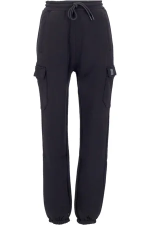 DOLLY NOIRE Pantalone Tuta Felpato Uomo Cargo Sweatpants