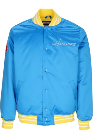 Mitchell & Ness Giubbotto Bomber Uomo Nfl Heavyweight Satin Jacket Loscha