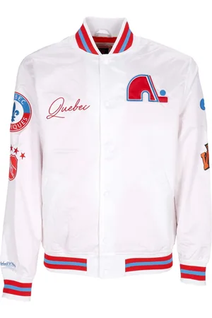 Mitchell & Ness Giubbotto Bomber Uomo Nhl Hometown Lw Satin Jacket Quenor