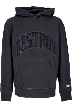 Huf Felpa Cappuccio Uomo Destroy Rebuild Fader Hoodie