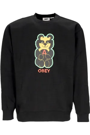 Obey Felpa Girocollo Uomo Bear Icon Premium Crew Fleece