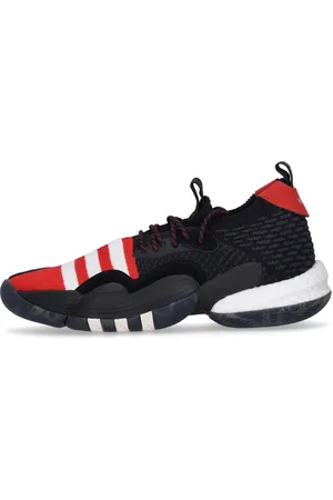 adidas Scarpa Basket Uomo Trae Young 2 Core Black/better Scarlet/off White