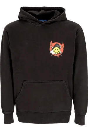 MARKET Felpa Cappuccio Uomo Smiley Inner Peace Pullover Hoodie