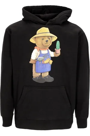 MARKET Felpa Leggera Cappuccio Uomo Botanical Bear Hoodie