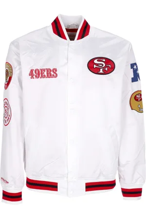 Mitchell & Ness Giubbotto Bomber Uomo Nfl Hometown Lw Satin Jacket Saf49e