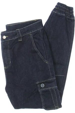 DOLLY NOIRE Jeans Uomo Cargo Long 903 Denim Pants