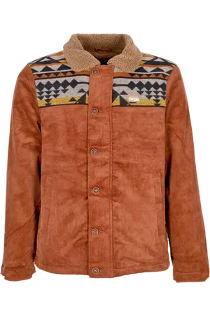 Iriedaily Giacca Workwear Uomo Trapas Jacket Red Brown
