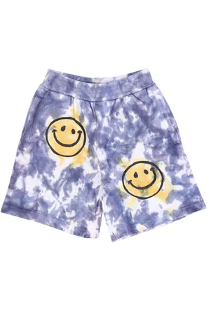 MARKET Pantalone Corto Tuta Felpato Uomo Sun Dye Sweatshorts X Smiley