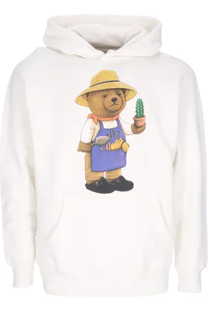 MARKET Felpa Leggera Cappuccio Uomo Botanical Bear Hoodie