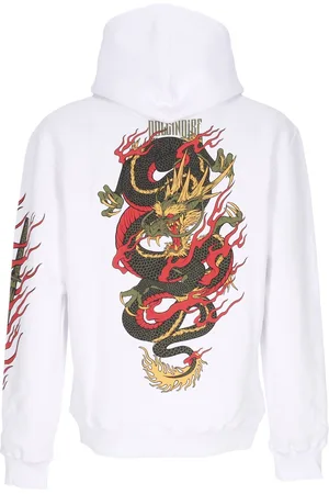 DOLLY NOIRE Felpa Cappuccio Uomo Ryu Dragon Hoodie