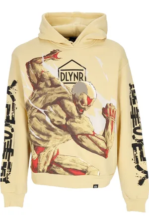 DOLLY NOIRE Felpa Cappuccio Uomo Armored Titan Hoodie X Attack On Titan
