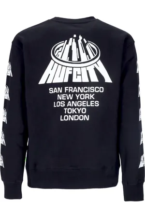 Huf Felpa Girocollo Uomo City Crewneck