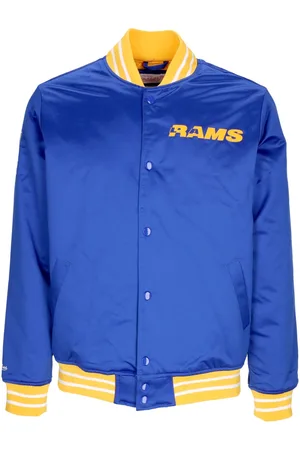 Mitchell & Ness Giubbotto Bomber Uomo Nfl Heavyweight Satin Jacket Losram