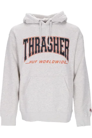 Huf Felpa Cappuccio Uomo Bayview P/o Hoodie X Thrasher