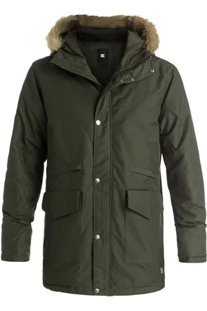 Dcshoes Giaccone Lungo Uomo Giacca Bamburgh Verde Militare