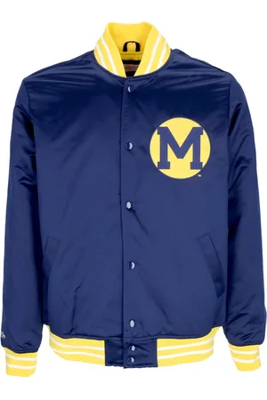 Mitchell & Ness Giubbotto Bomber Uomo Ncaa Heavyweight Satin Jacket Micwol