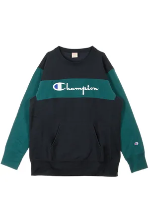 Champion Felpa Girocollo Uomo Colour Block Kangaroo Pocket Reverse Weave