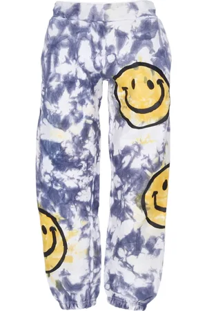 MARKET Pantalone Tuta Felpato Uomo Sun Dye Sweatpants X Smiley