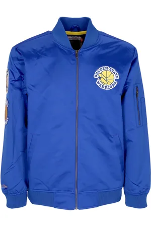 Mitchell & Ness Giubbotto Bomber Uomo Nba Lightweight Satin Bomber Golwar